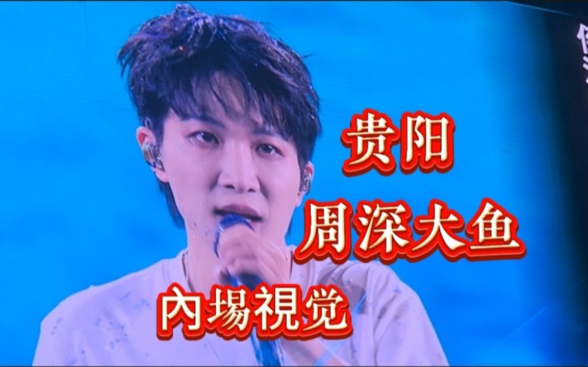 周深《大鱼》細節處理次次不同.开心在8月30日貴陽深深的演唱