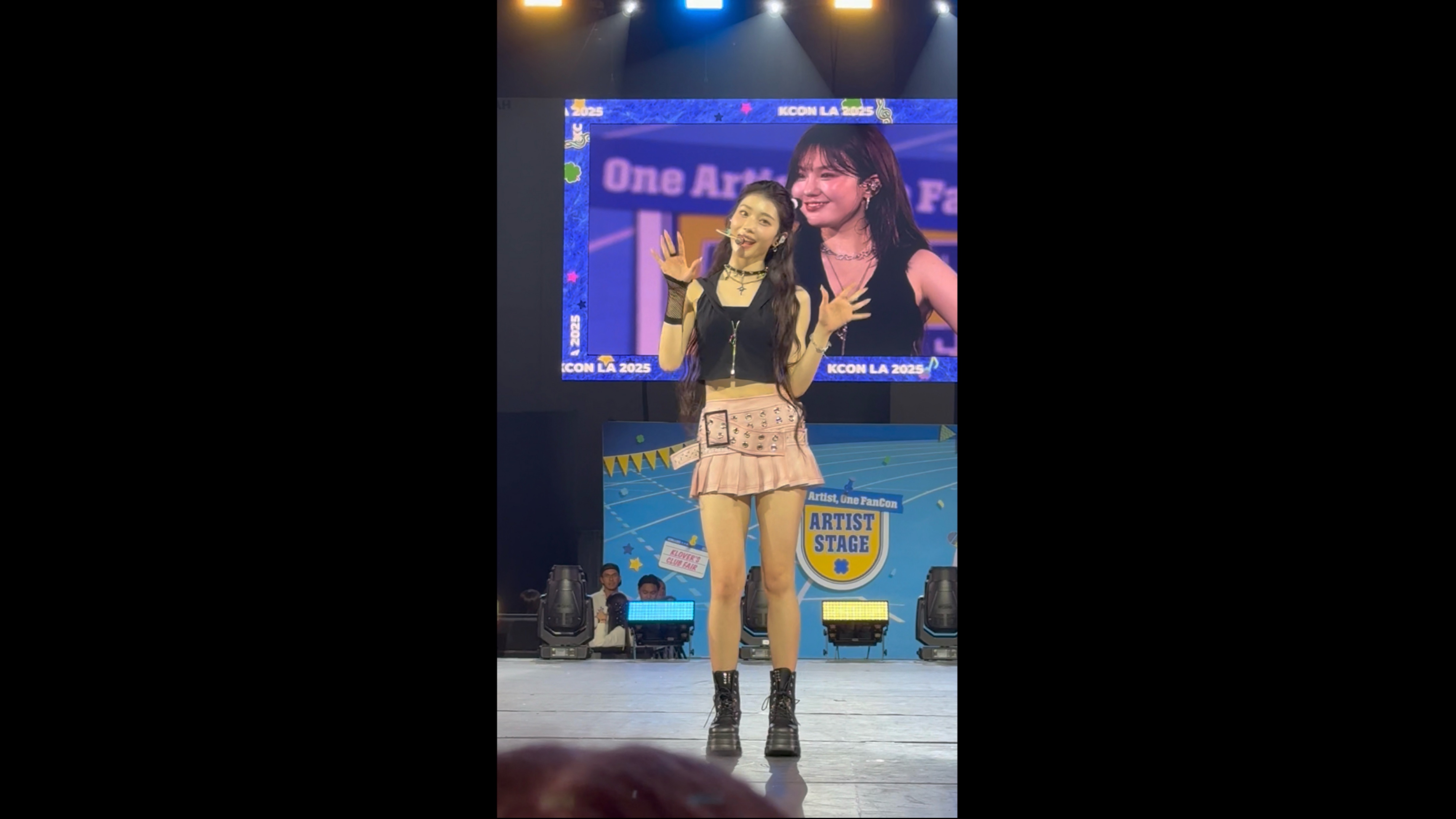 250803 kcon la Artist Stage Kep1er 沈小婷 直拍 手机拍摄