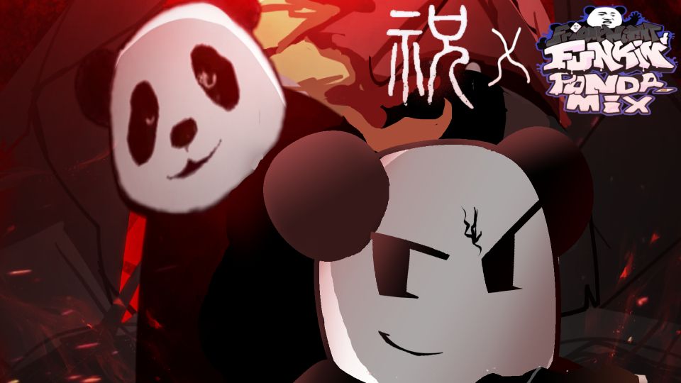 [FNF音乐退圈作/国人Aethos类】熊猫头和祝熊猫头的斗图大战