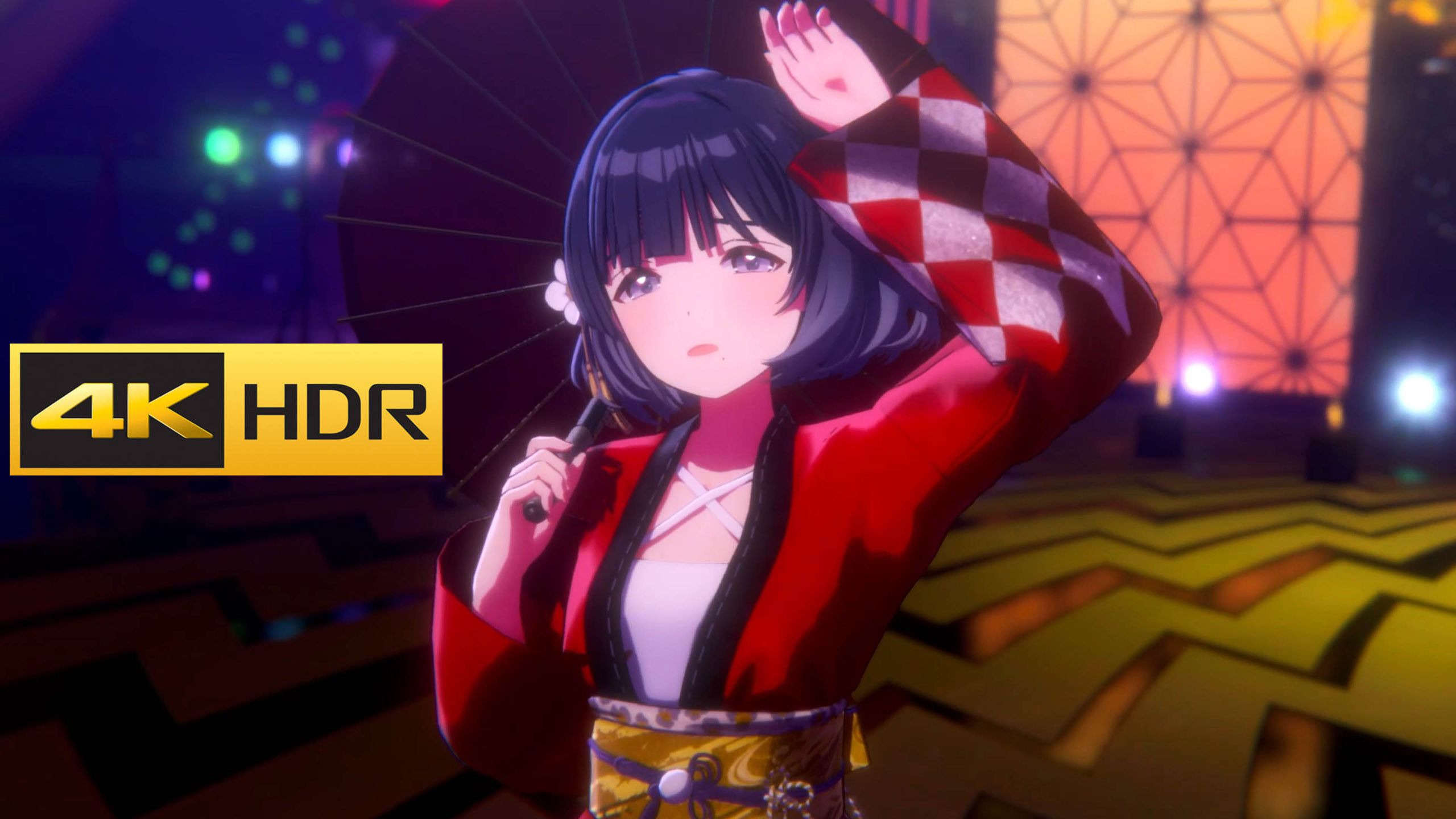 秦谷美鈴 SSR「冠菊」【学园偶像大师/初星学園 TE结局 4K HD