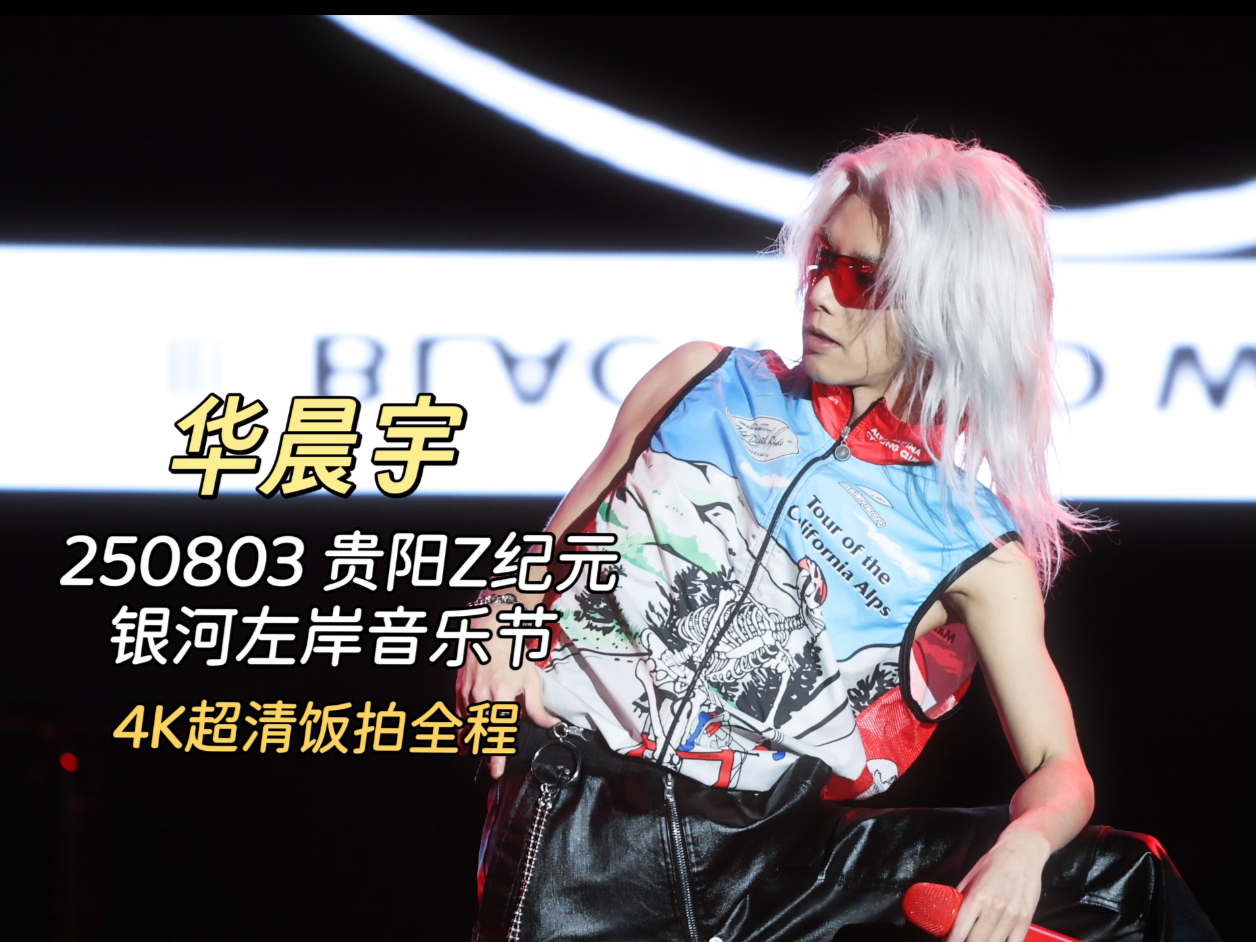 【华晨宇】250803贵阳Z纪元银河左岸音乐节4K超清饭拍全程