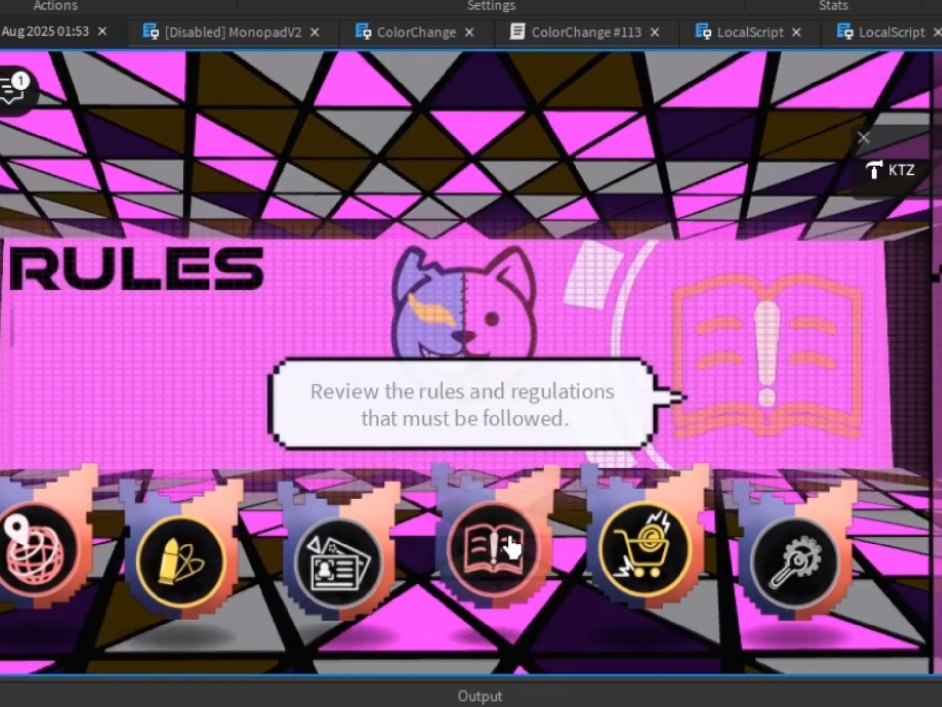 好像是dc群爆料的弹丸论破同人游戏新版本界面，突然翻到的