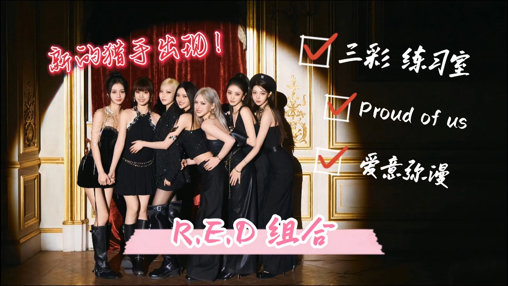 【R.E.D组合 reaction】欣慰！每个女孩都恰到好处地散发魅力～忙