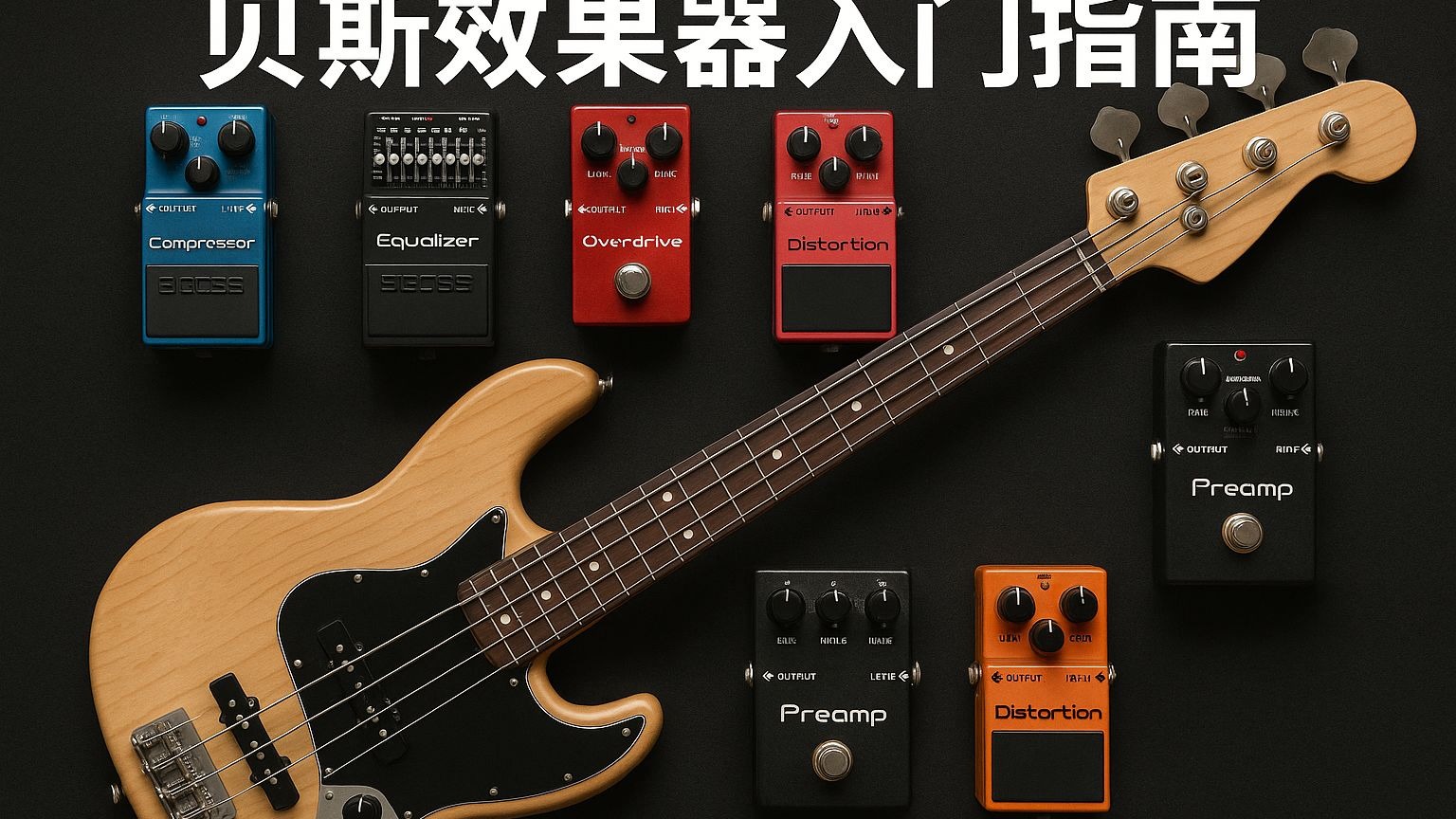 【搬运+自译中字】贝斯效果器入门指南：常见贝斯效果类型与讲