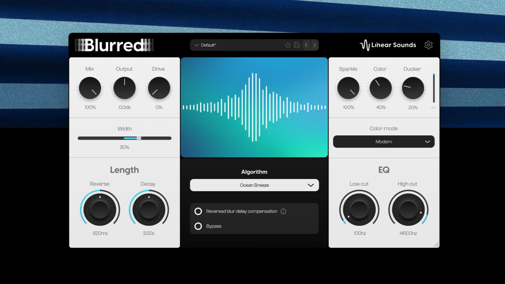 双向混响 Linear Sounds Blurred
