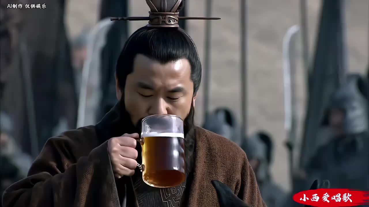 曹操和吕布争抢吴国太，只能K歌决定了。