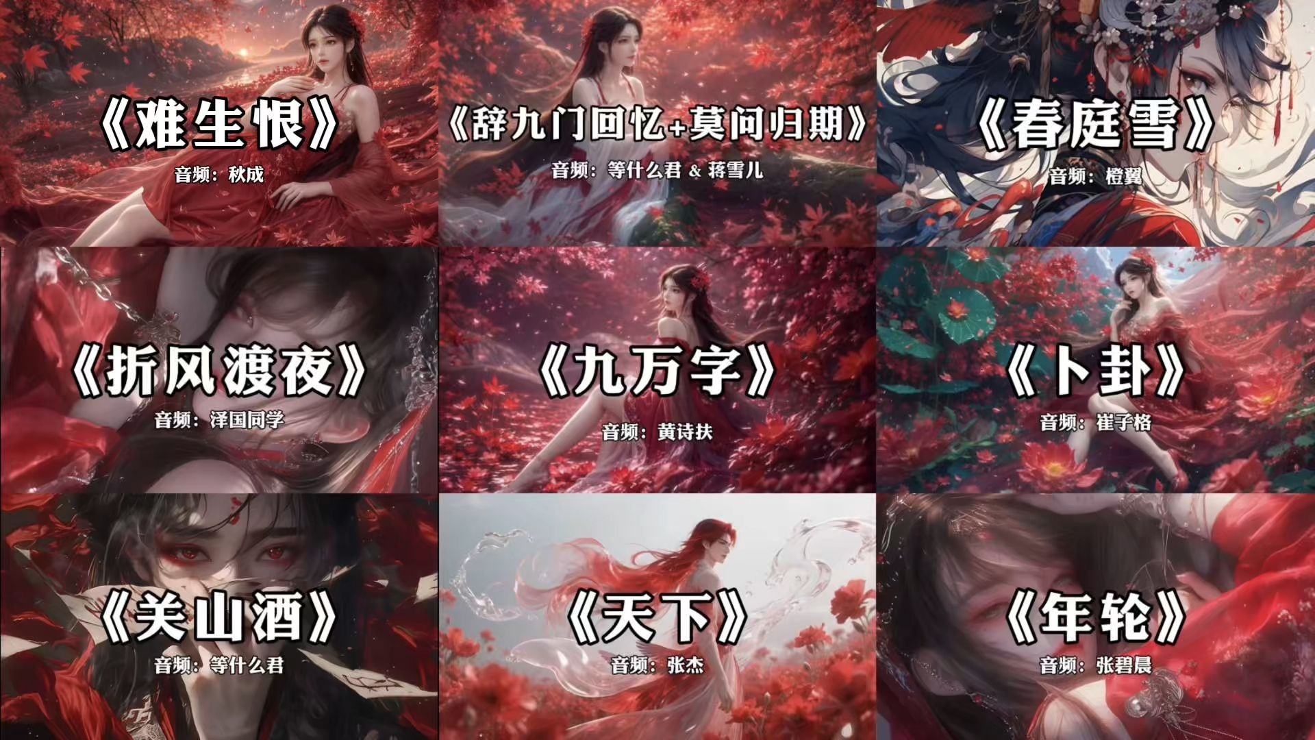 盘点九首开车必听的宝藏古风DJ歌曲！