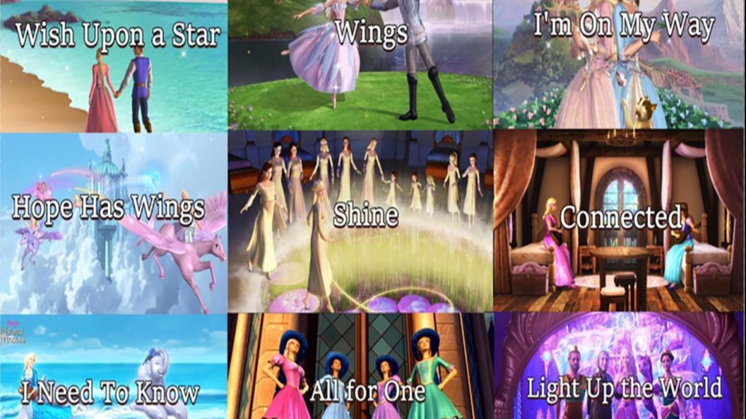 那些超好听的芭比片尾曲合集