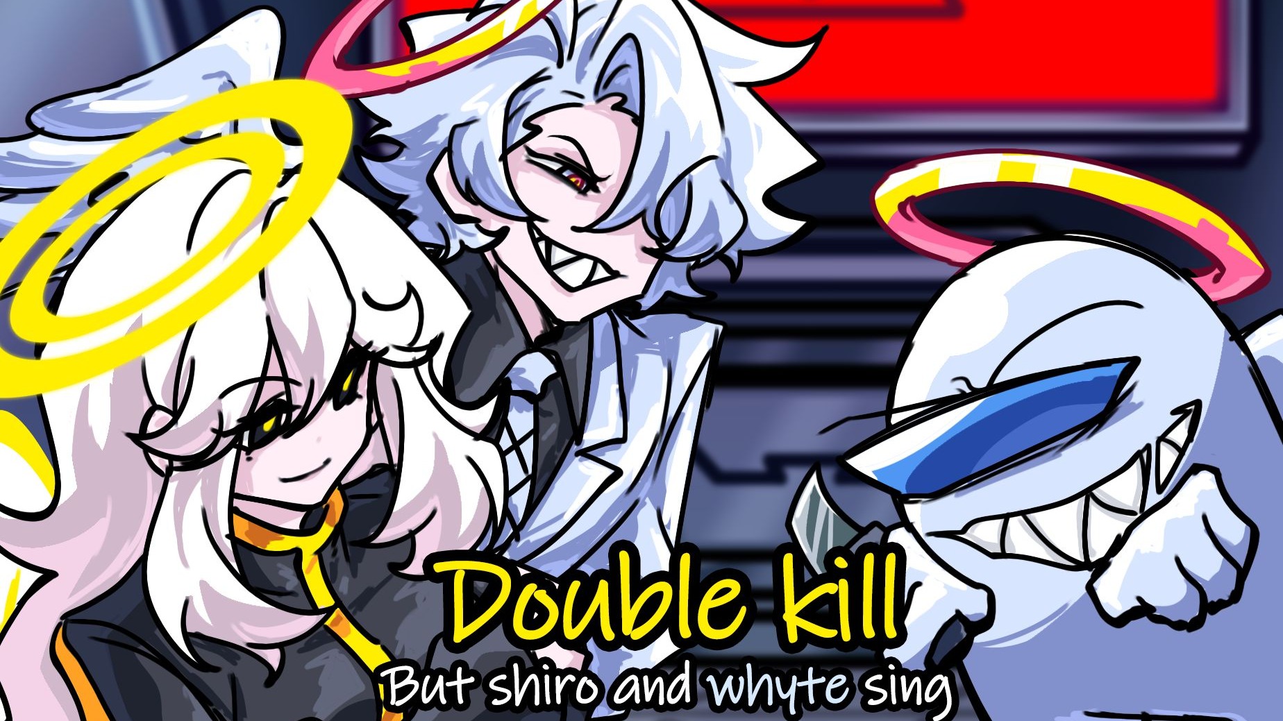 【fnf cover】White crisis—— 曲目：[Double kill] But shir