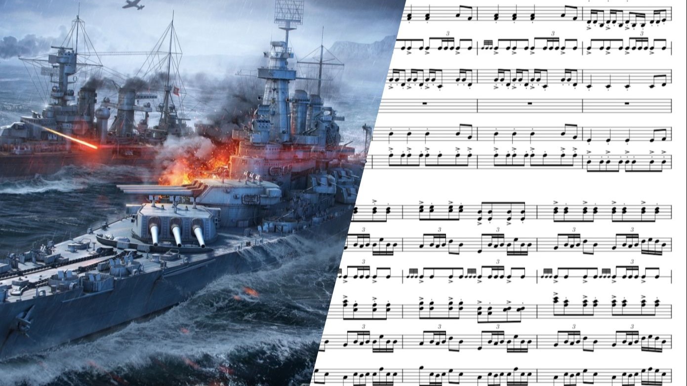 战舰世界 OST 12 扒谱&改编 “你是我军最后的希望！”