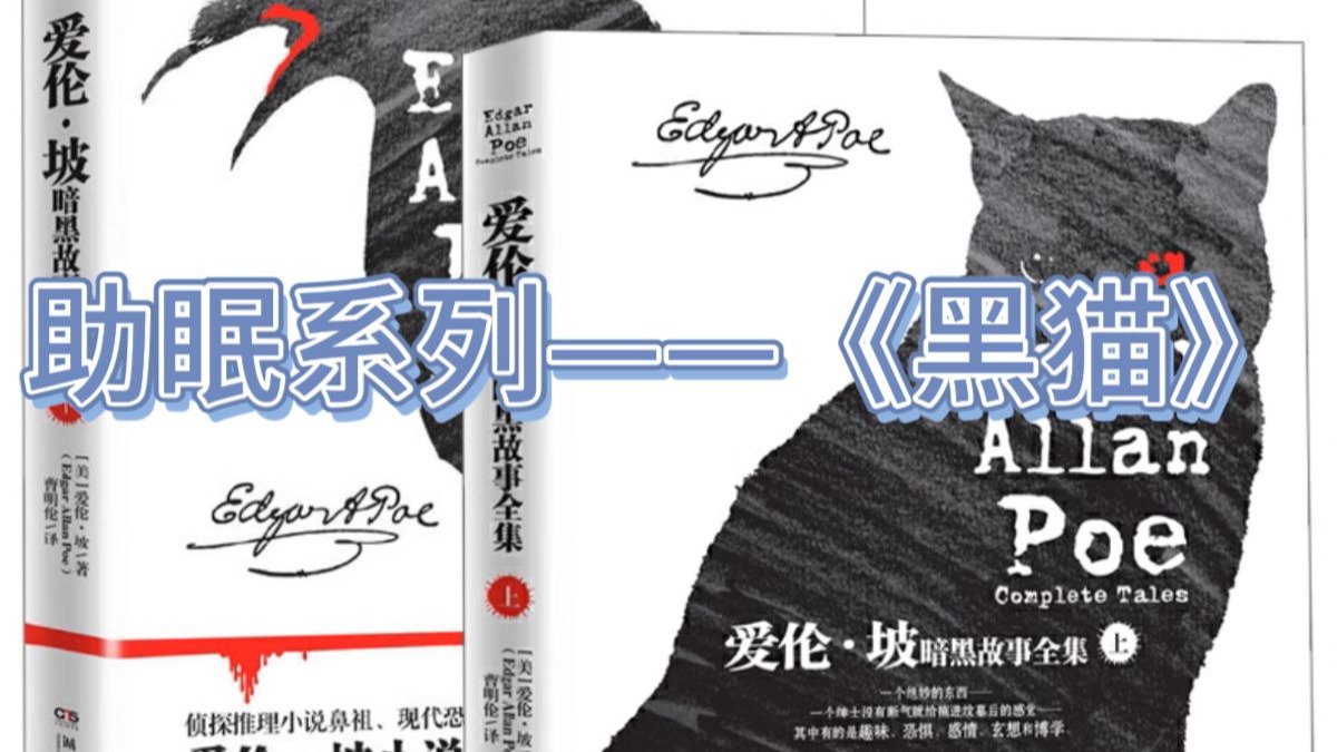 爱伦·坡《黑猫》—睡前小故事，妈妈再也不用担心我被诡异的音