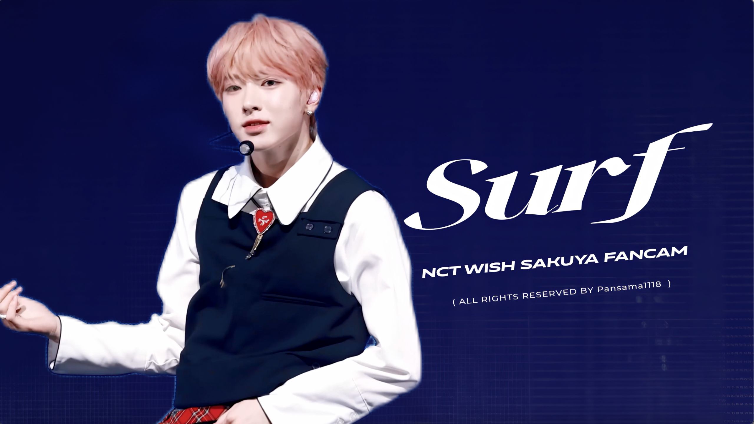 [4K双机位] 250821 K-World颁奖礼 Surf - SAKUYA直拍