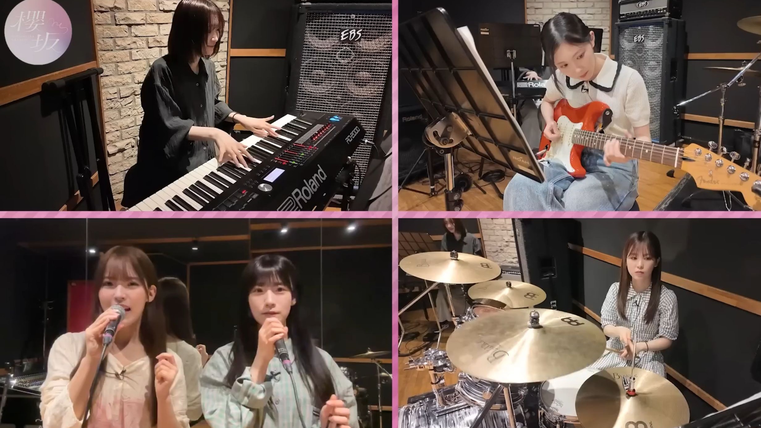 【中字】【樱坂轻音部】键盘手小岛凪纱加入！演奏「Anthem tim