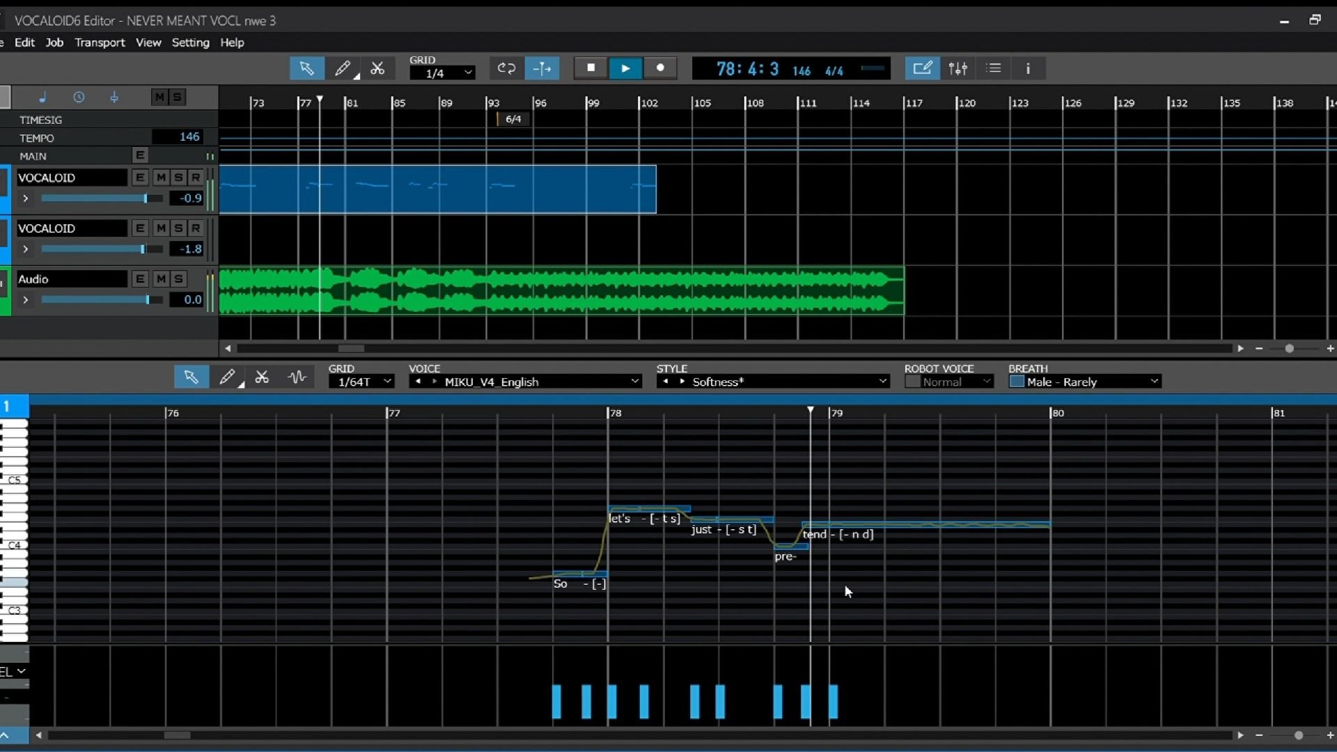 Never Meant 初音ミクremake version （mygo crychic sampled）