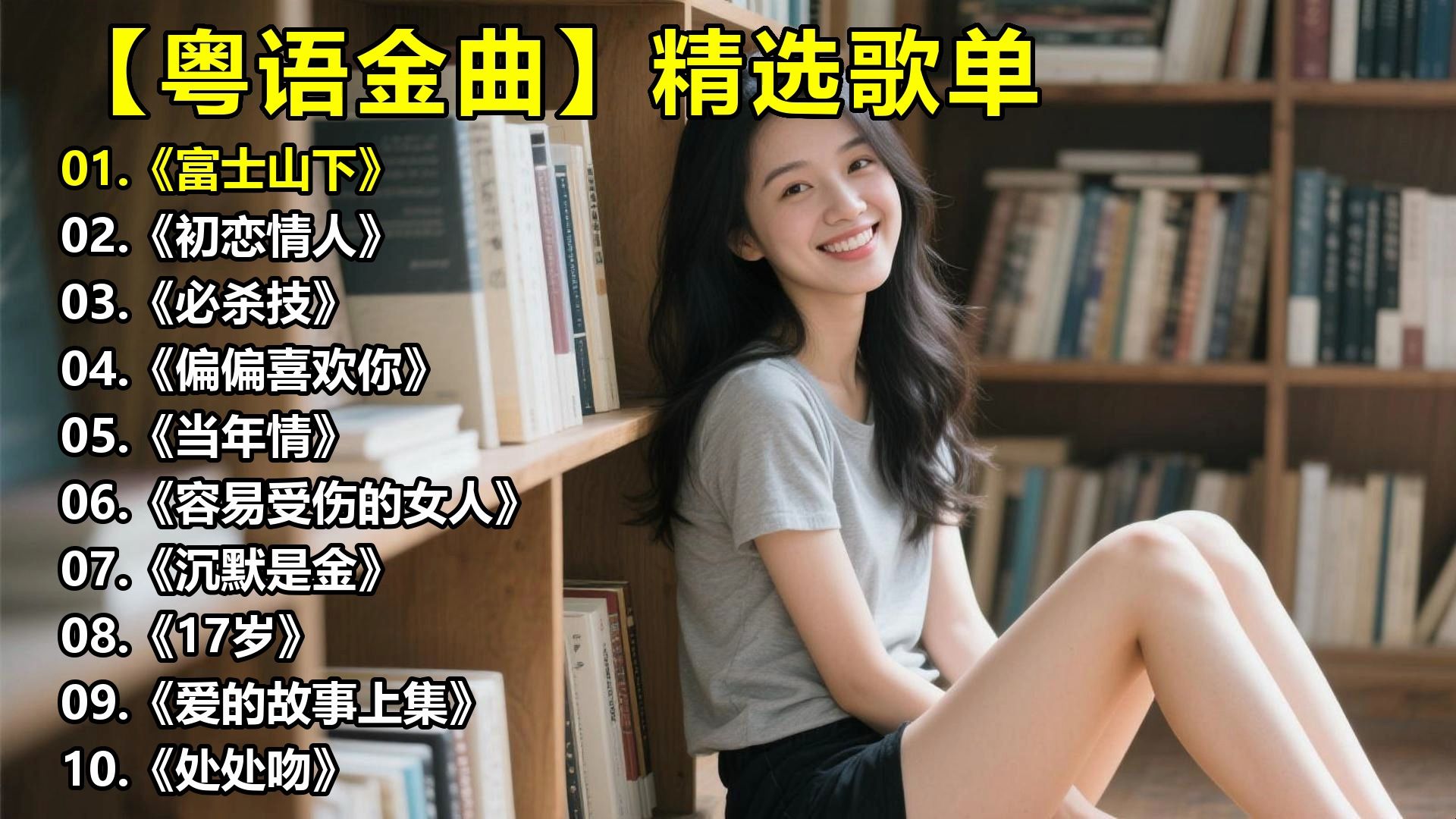 【粤语金曲】精选歌单《富士山下》《初恋情人》《必杀技》《