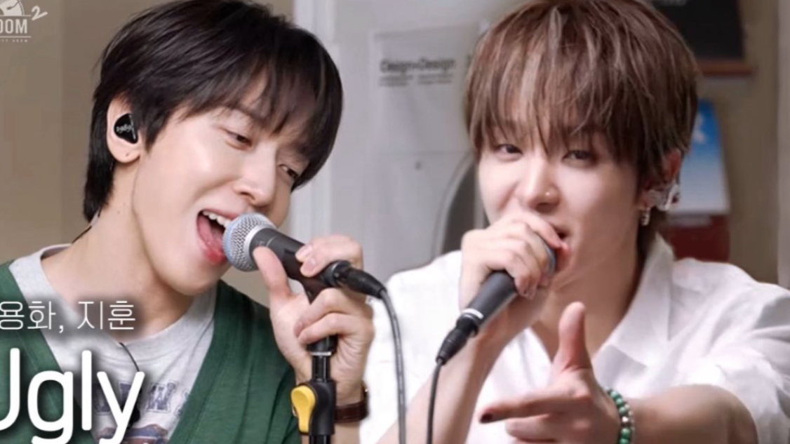 朴志焄 x 郑容和-《Ugly》好想哭就这样一直唱歌下去吧