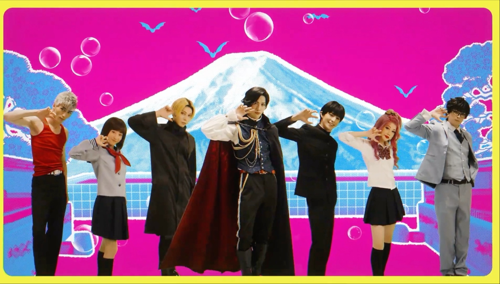 【中字】歌剧「嘻嘻嘻嘻吸血鬼」主题曲「ビビビ」pv