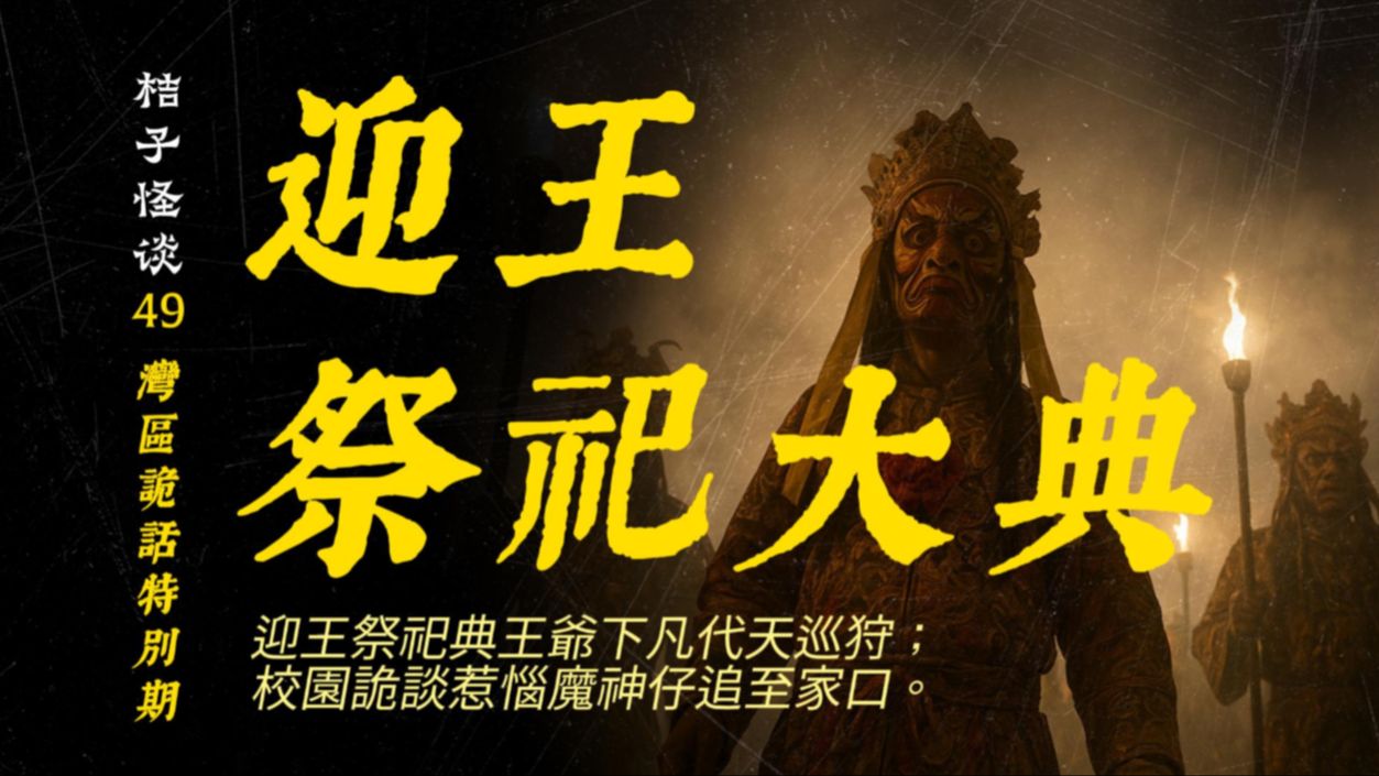 【桔子怪谈49】湾友诡话02-迎王祭祀大典；台湾校园鬼谈短话；魔