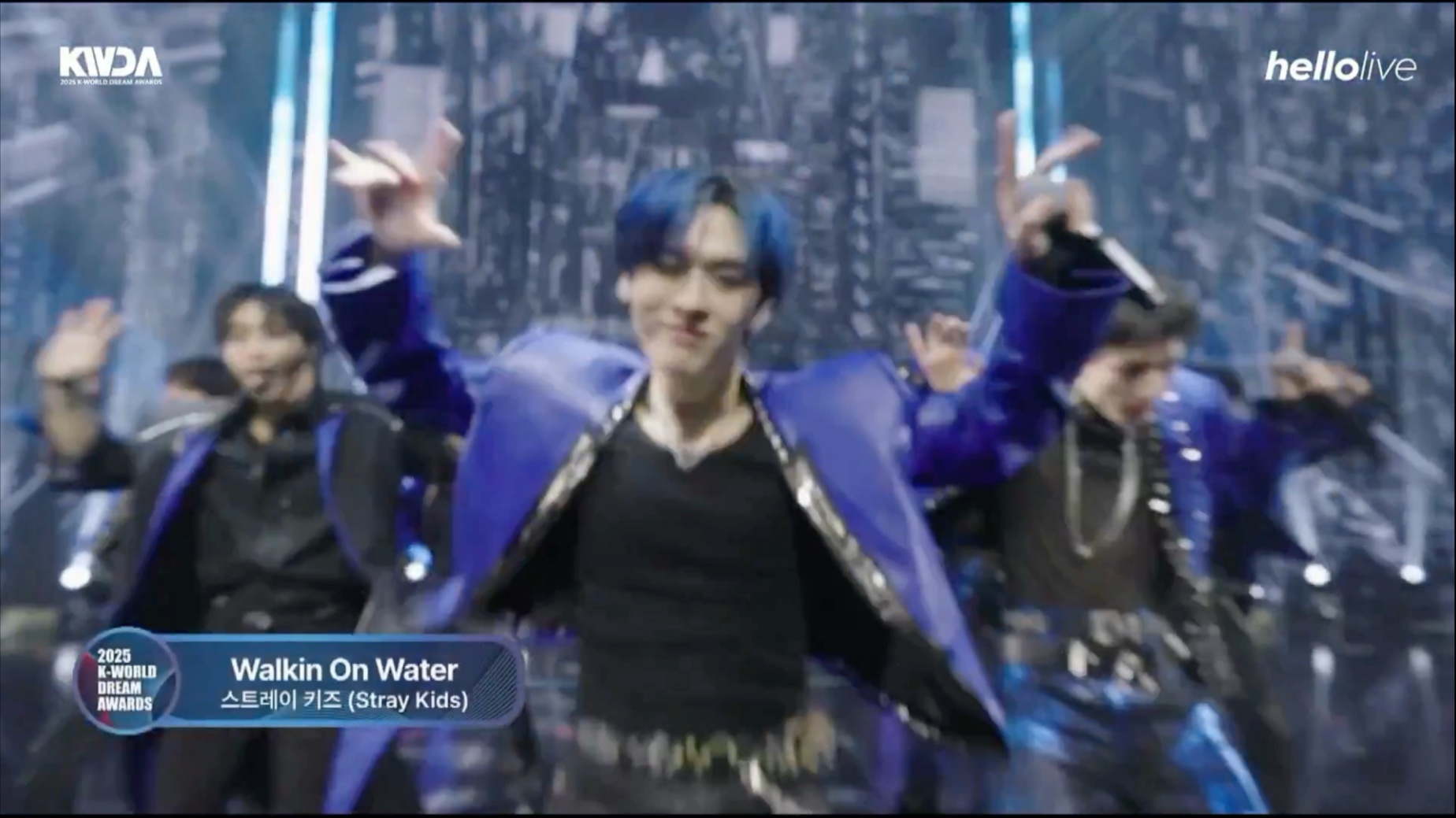 StrayKids ChkChkBoom+Walkin On Water舞台 | 2025KWDA
