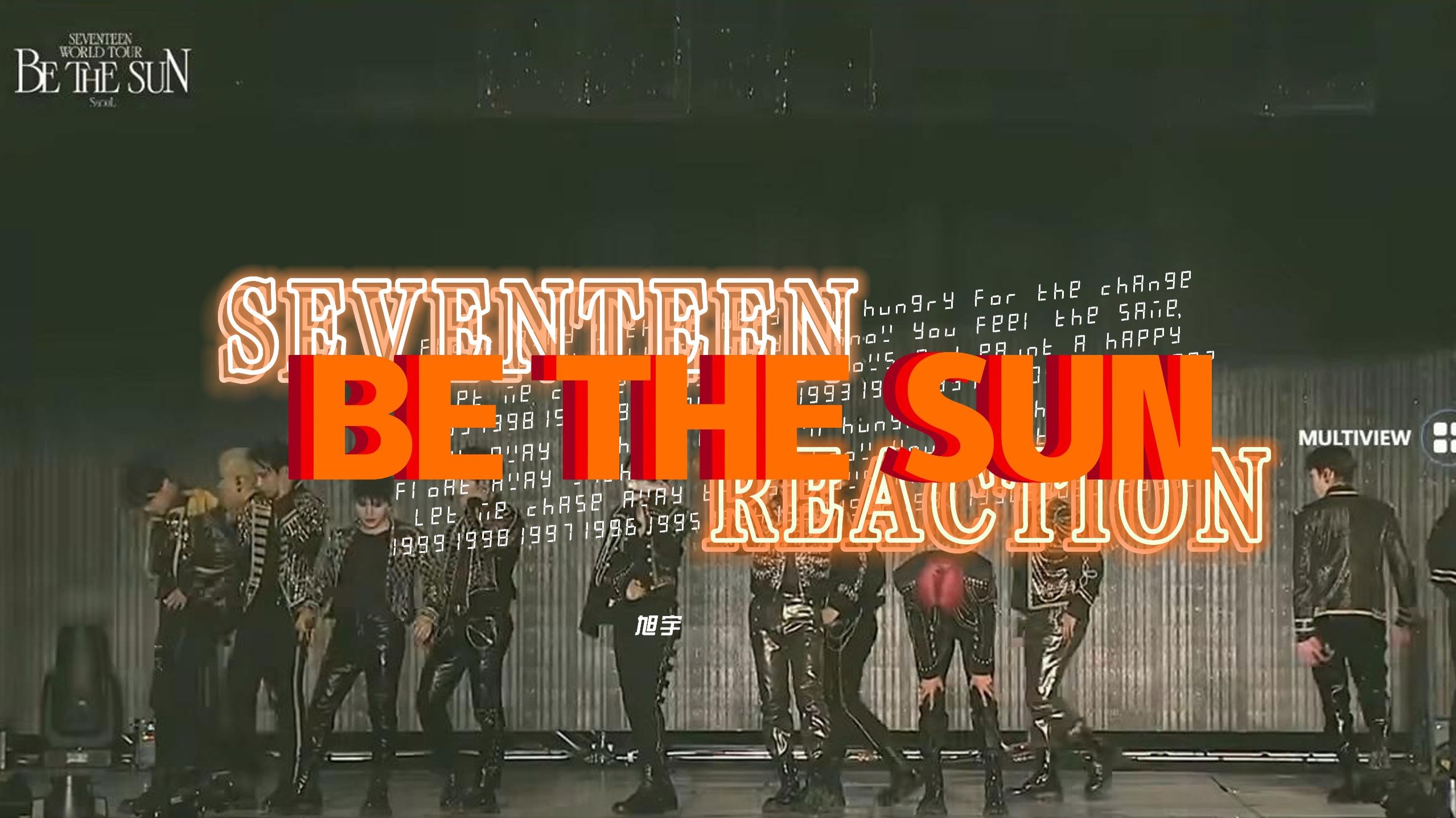 【SVT REACTION】BE THE SUN演唱会锐评，颜值稳定的人会一直稳