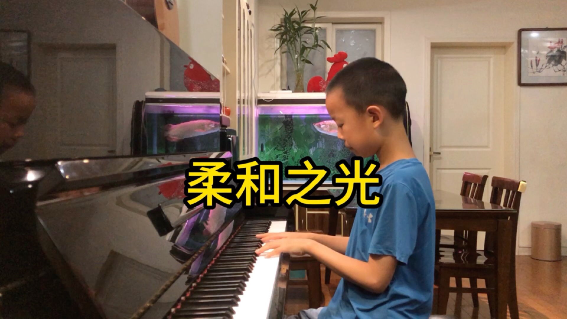 《柔和之光》作曲山田豊，老铁8岁暑期钢琴演绎