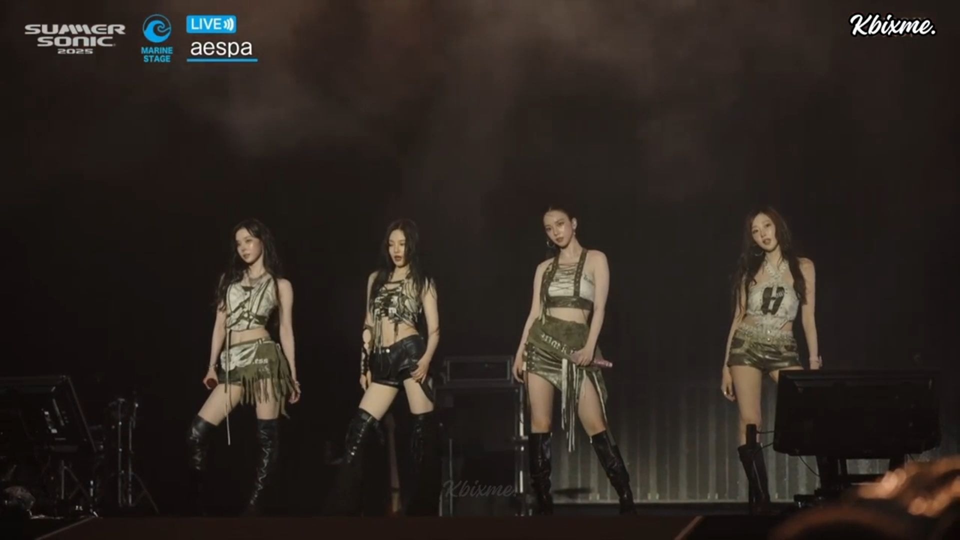 东京SUMMER SONIC 2025 aespa舞台全场 热唱9首！