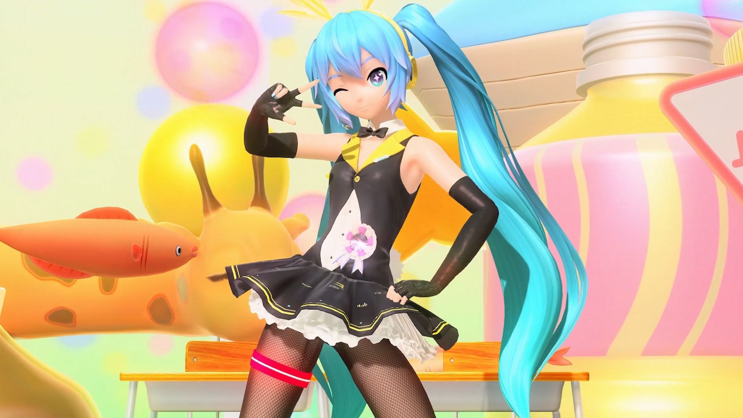 4K画质~【MIKU兔女郎】忧郁的心情 CYO Style Remix 中文字幕