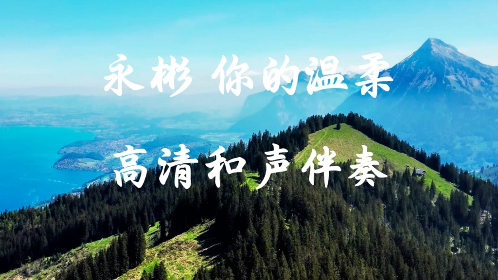 永彬 你的温柔 高清和声伴奏音乐