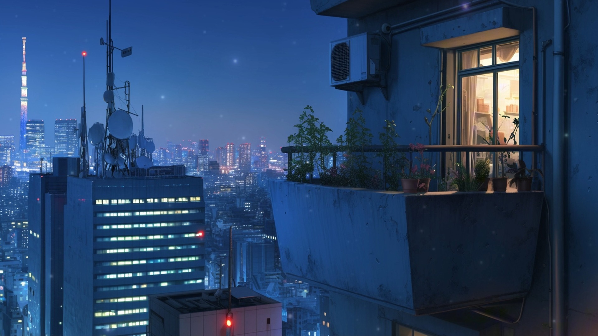 【Lofi Chill | 作业向BGM | 纯音乐】夜幕下的都市一角，古旧