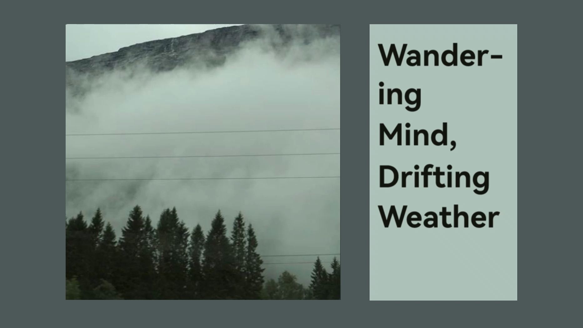 【ambient/jazz/专辑】Wandering Mind,Drifting Weather-Jul