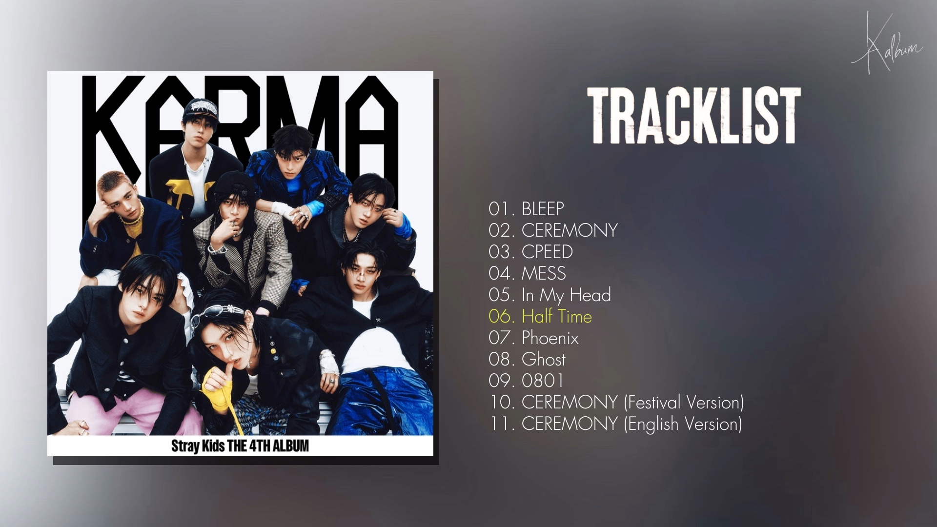 【Stray Kids】正规四辑《KARMA》全专音源