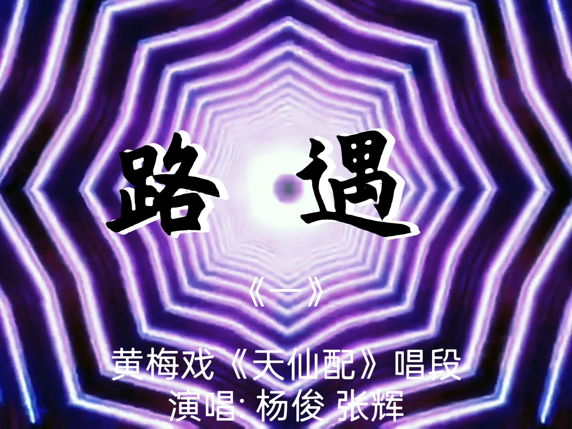 【黄梅戏专辑】《路遇一》杨俊 张辉演唱