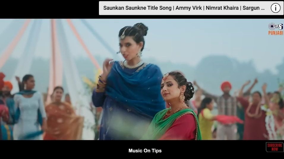 印度旁遮普歌舞 Main Nachdi  Saunkan Saunkanay 2