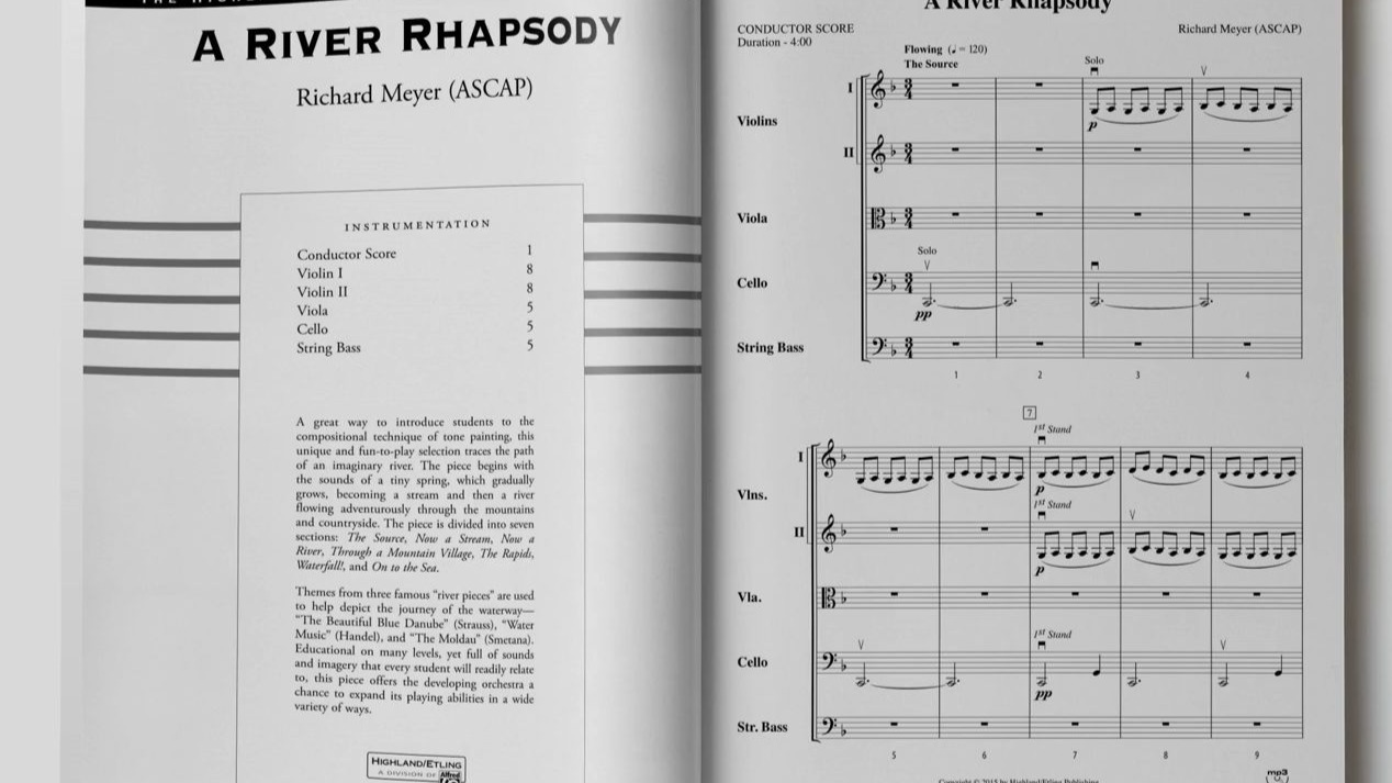 古典音乐串烧沃尔塔瓦河等2.5级交响弦乐作品 （A River Rhapso