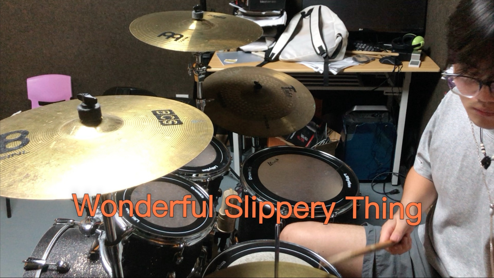 Wonderful Slippery Thing  drum cover        翻一下睾神的