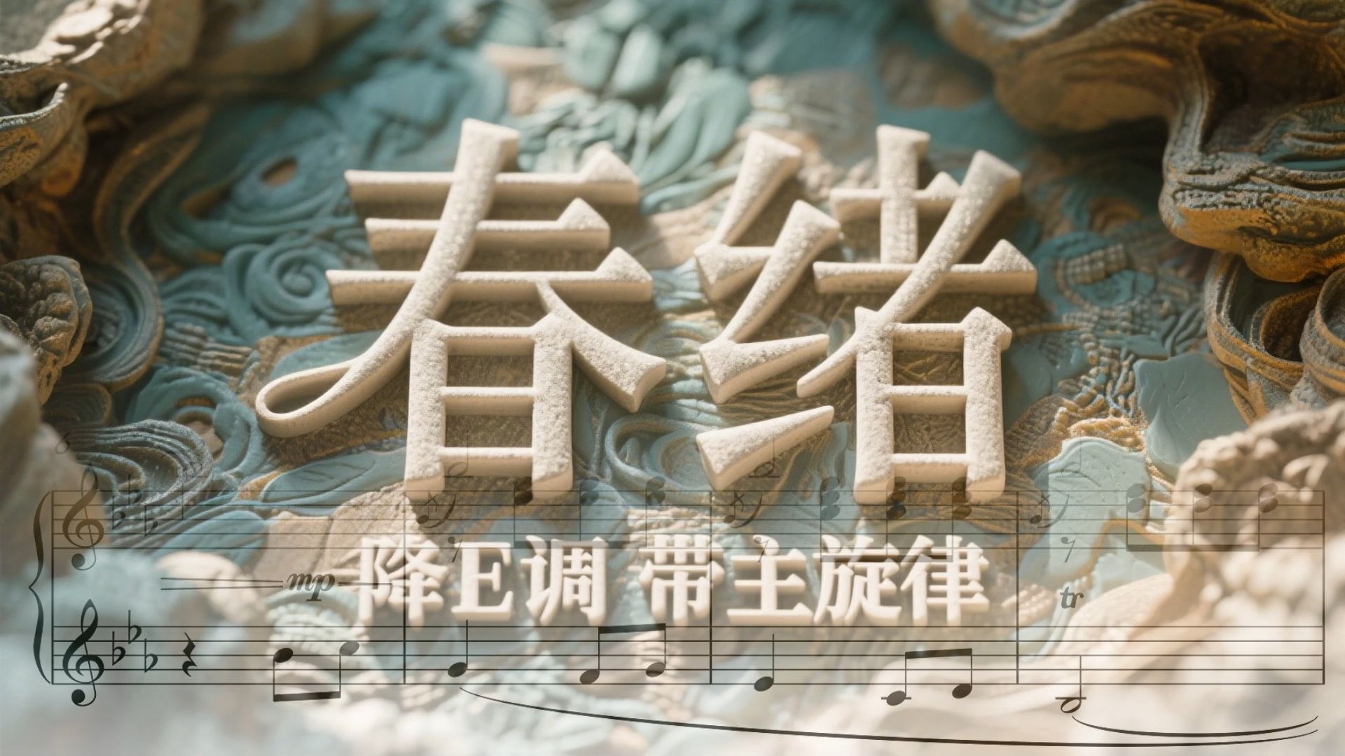 594.《春绪》降E调带旋律伴奏,其他调正谱和伴奏也有。所有原 594.《春绪》降E调带旋律伴奏,其他调正谱和伴奏也有。所有原