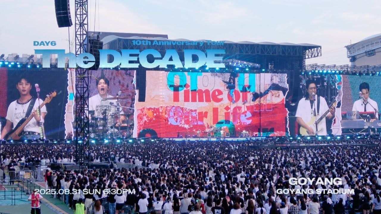 [4K] 250831 DAY6十周年高阳演唱会 - Opening + 한 페이지가