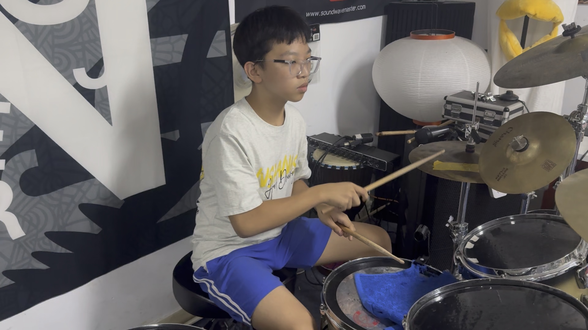【深圳大秀架子鼓】25.8.22 铭浩同学的上课记录