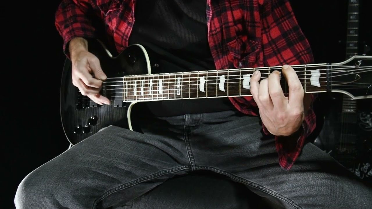 七弦Baritone弹Metallica，低音太炸了
