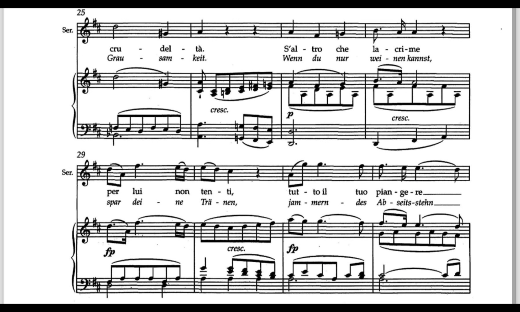 La clemenza di Tito，“S‘altro che lacrime”—Lucia Popp
