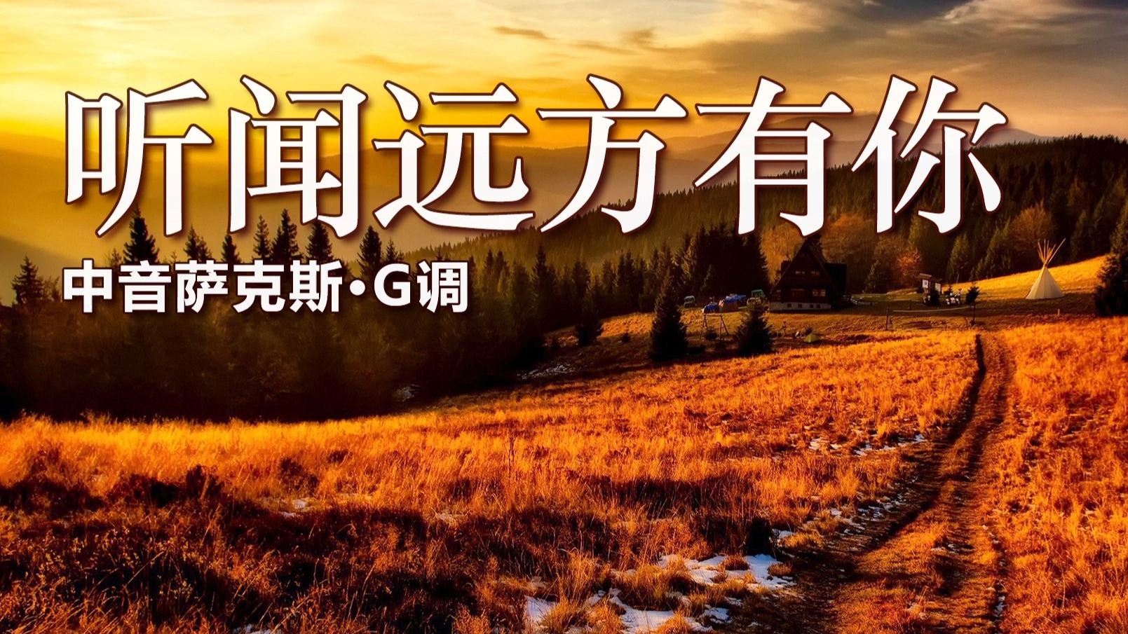 治愈的旋律，《听闻远方有你》萨克斯版，用音符穿越人海拥抱你！