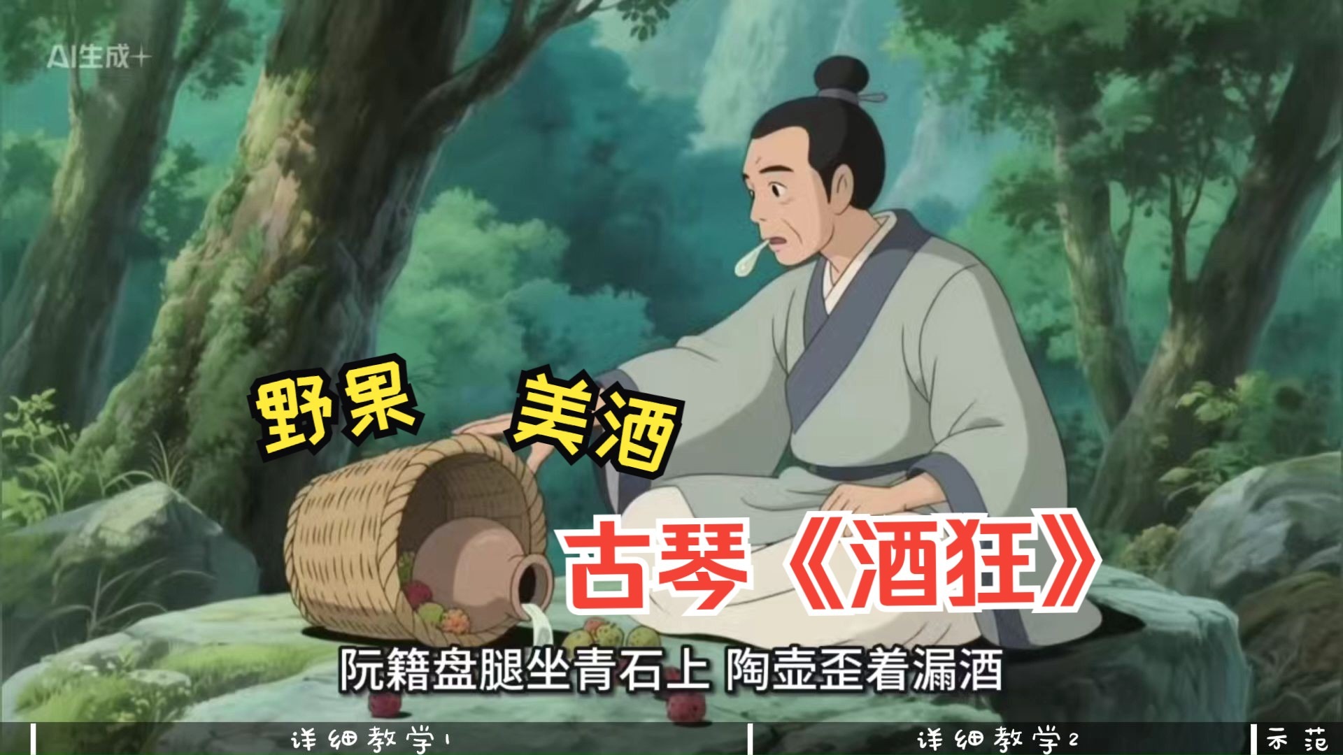 古琴《酒狂》教学