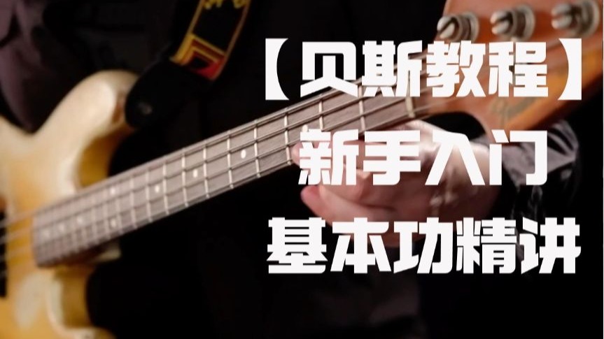 【贝斯教程】 新手入门基本功系统课