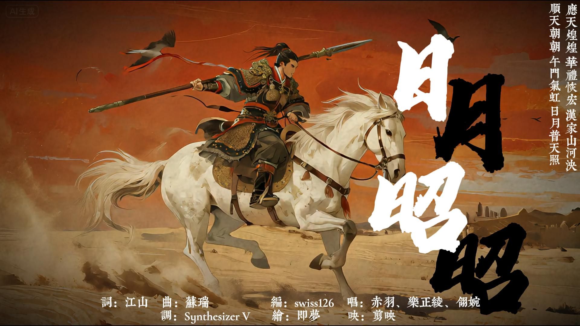 【九三抗战胜利纪念日·乐正绫原创曲】日月昭昭【赤羽、乐正