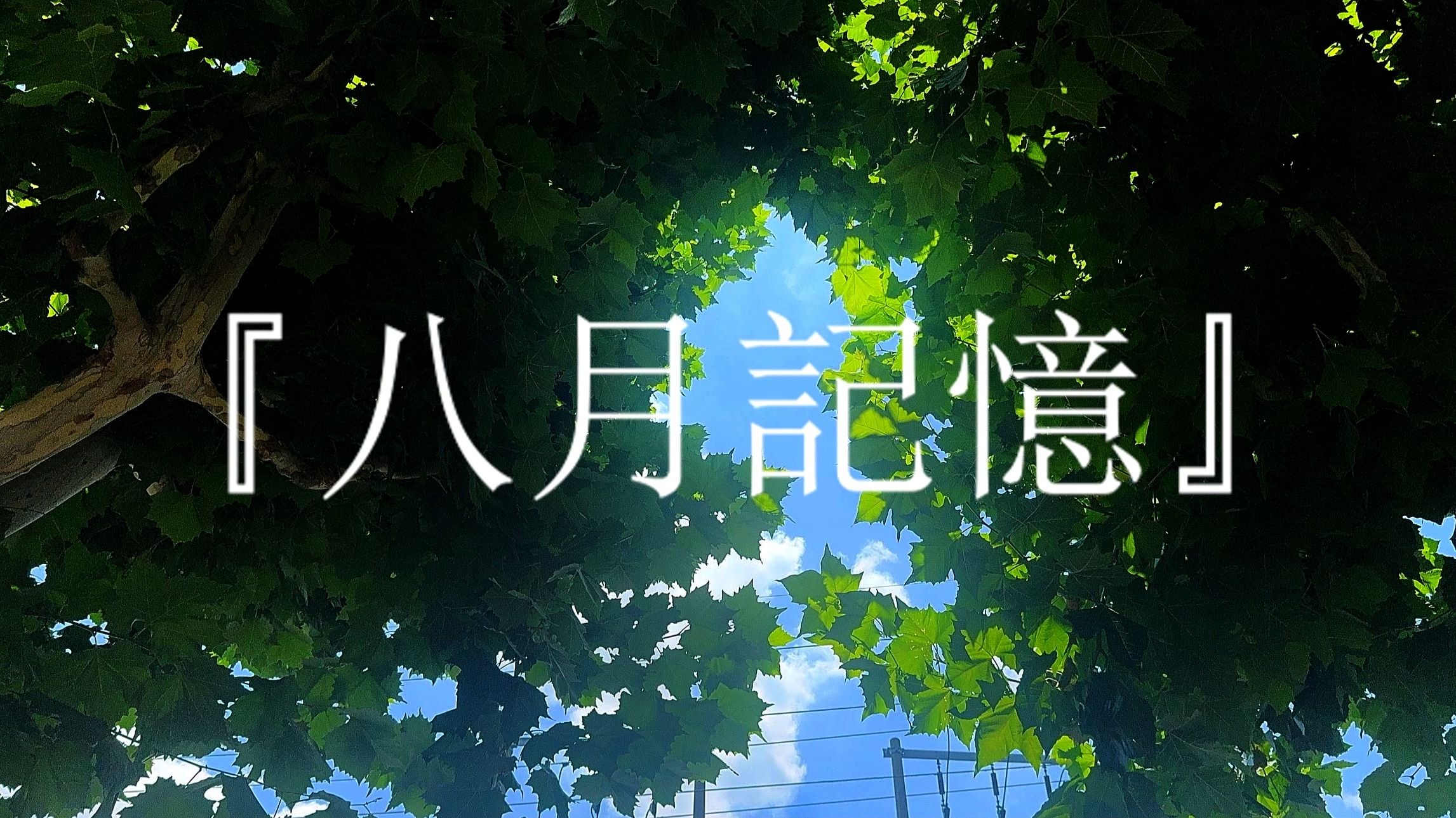 【初音ミク】八月記憶