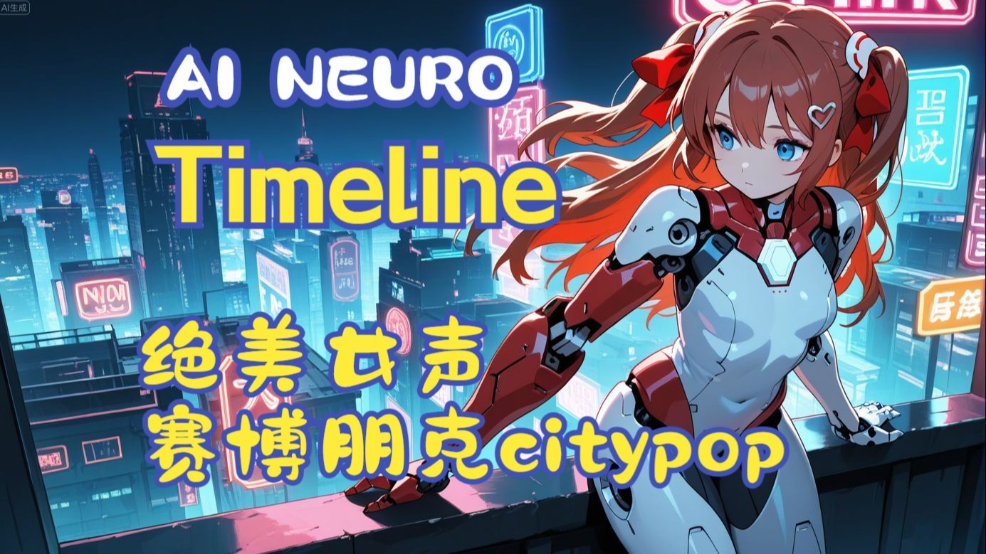【AI Neuro】《Timeline》感受来自80年代复古赛博浪潮