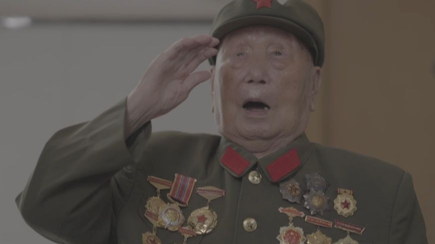 107岁抗战老兵马志选：“听党的话，永不变质！”