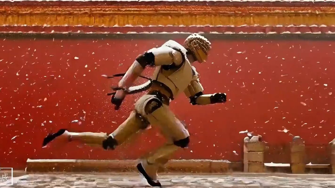 60秒看会功夫的中国机器人