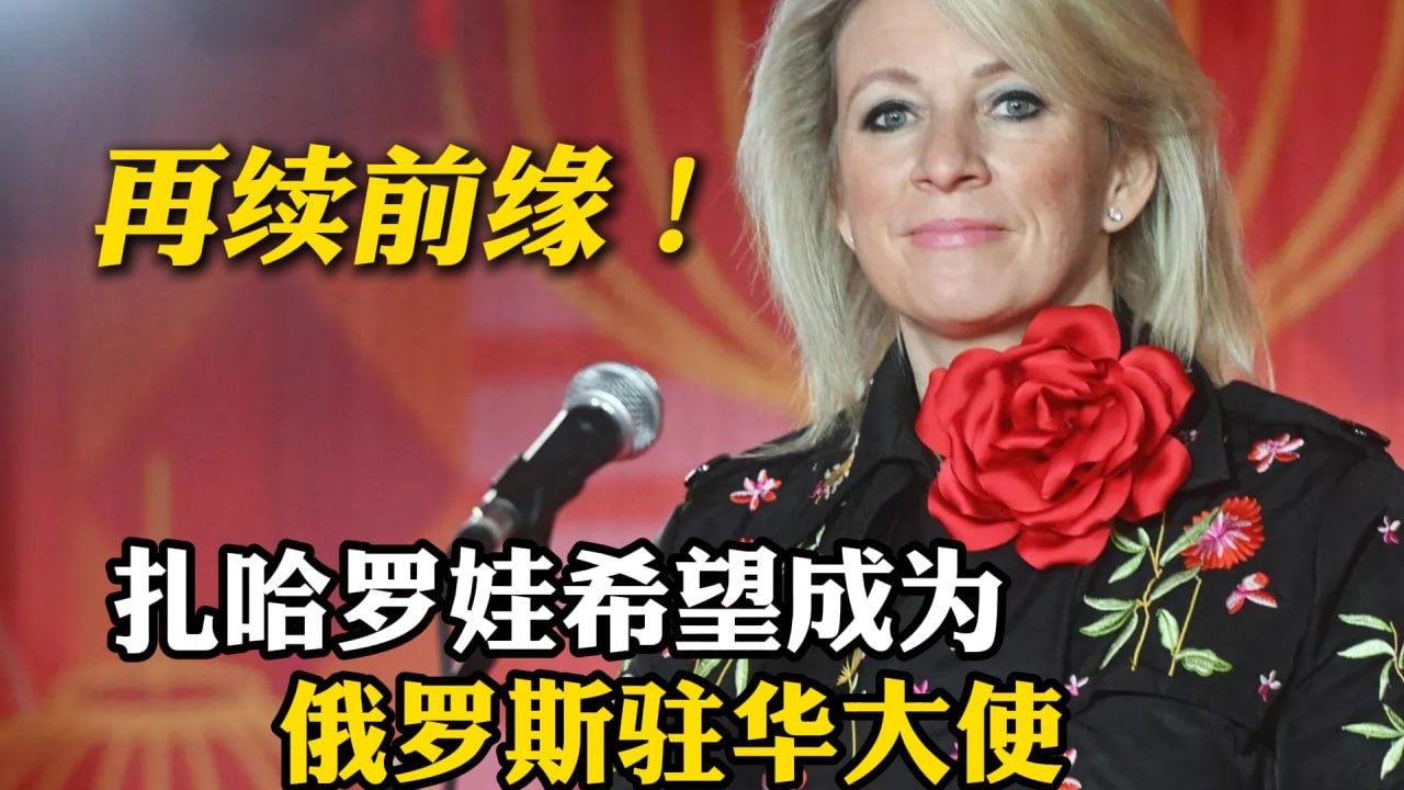再续前缘，扎哈罗娃希望成为俄罗斯驻华大使