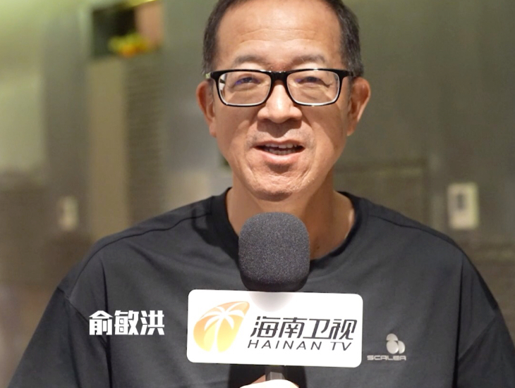 俞敏洪助力2025环岛赛。海南环岛一步一景，一步一景！
